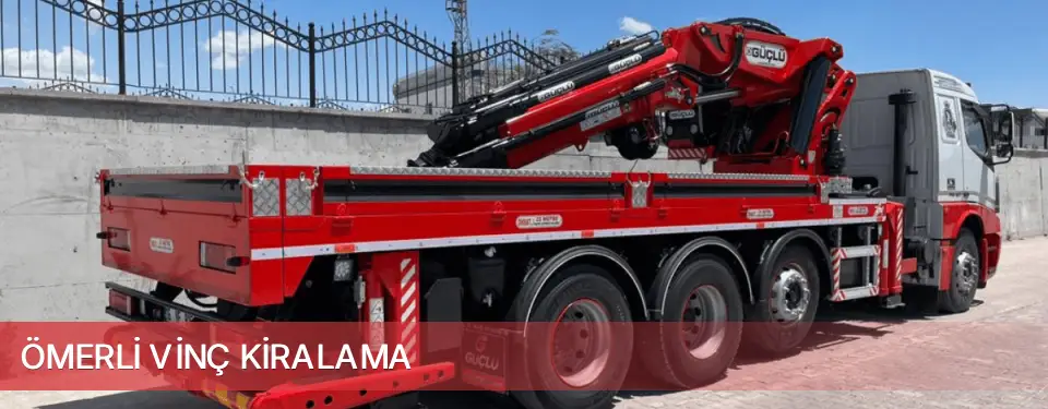 Ömerli İlçemi Vinç Kiralama
